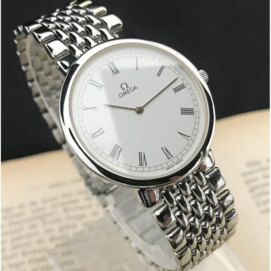 ヴィンテージ　オメガ　デビル　クォーツ　稼働品 OMEGA 仕上げ済み オメガ デビル クオーツ ラウンド