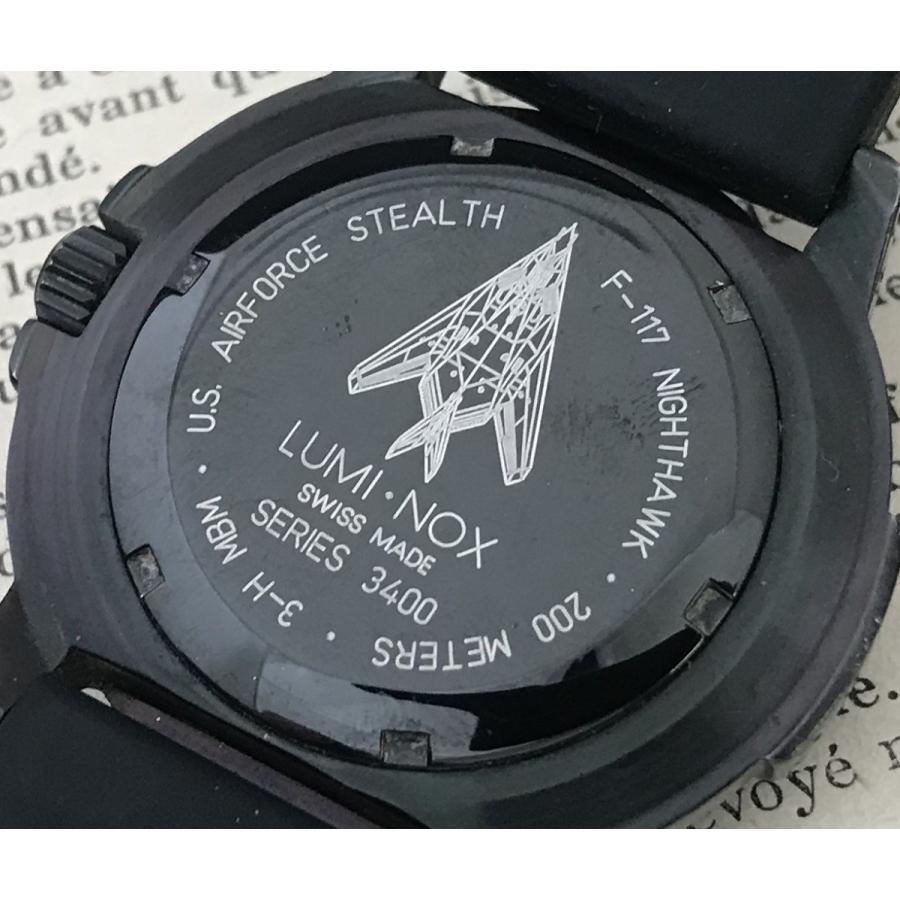 LUMINOX ルミノックス ナイトホーク 3400シリーズ F 117 中古 LUMINOX ルミノックス ナイトホーク 3400シリーズ F 117 中古