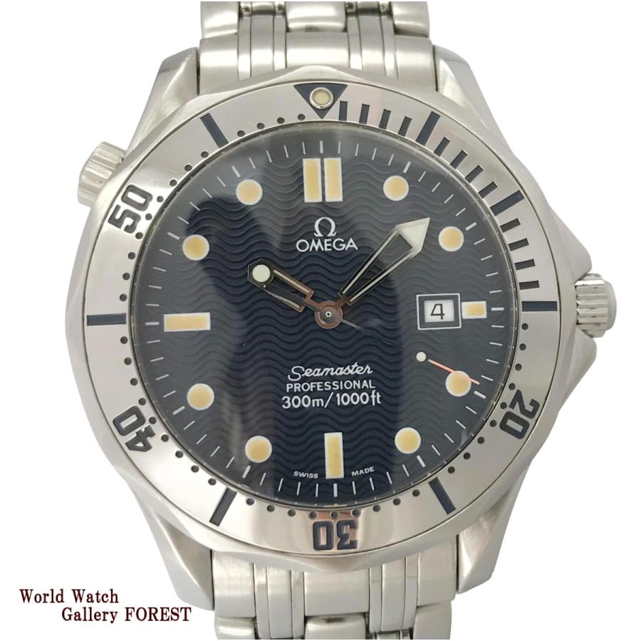 人気の新作 プロフェッショナル シーマスター オメガ Omega メンズ腕時計 中古 プロフェッショナル シーマスター オメガ 300m ネイビー文字盤 クオーツ メンズ腕時計 中古 2542 80 メンズ腕時計 Chescotimes Com