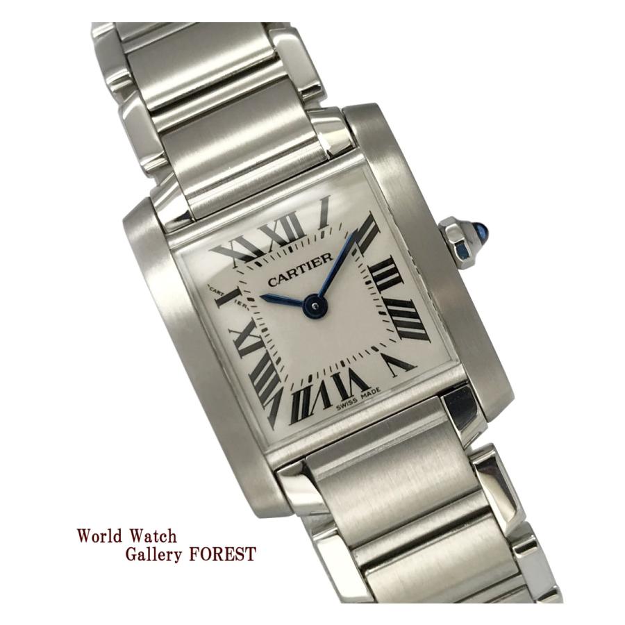 カルティエ タンクフランセーズ SM 2384 中古 レディース 腕時計 