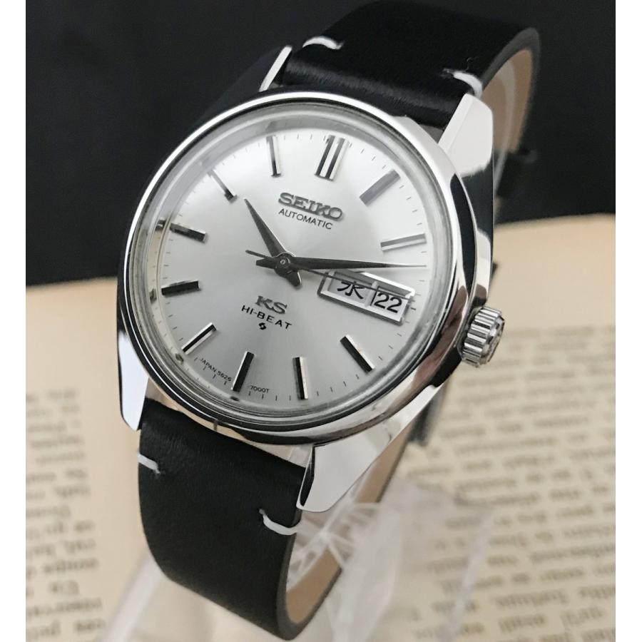 【稼働/美品】KING SEIKO キングセイコー 自動巻き 腕時計 デイト Grand Seiko 仕上げ済み キングセイコー King 5626 7000