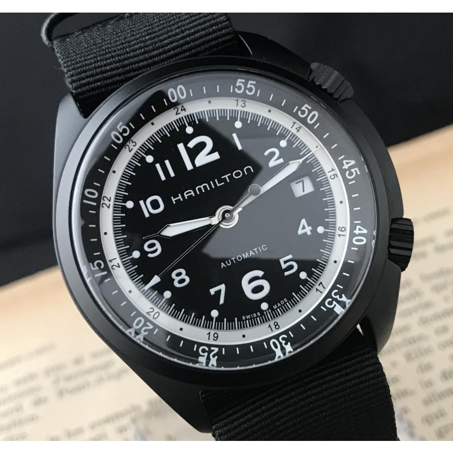 【美品】ハミルトンカーキパイロットパイオニア アルミニウムオート 自動巻腕時計 国内正規品ハミルトン カーキパイロットパイオニア アルミニウム