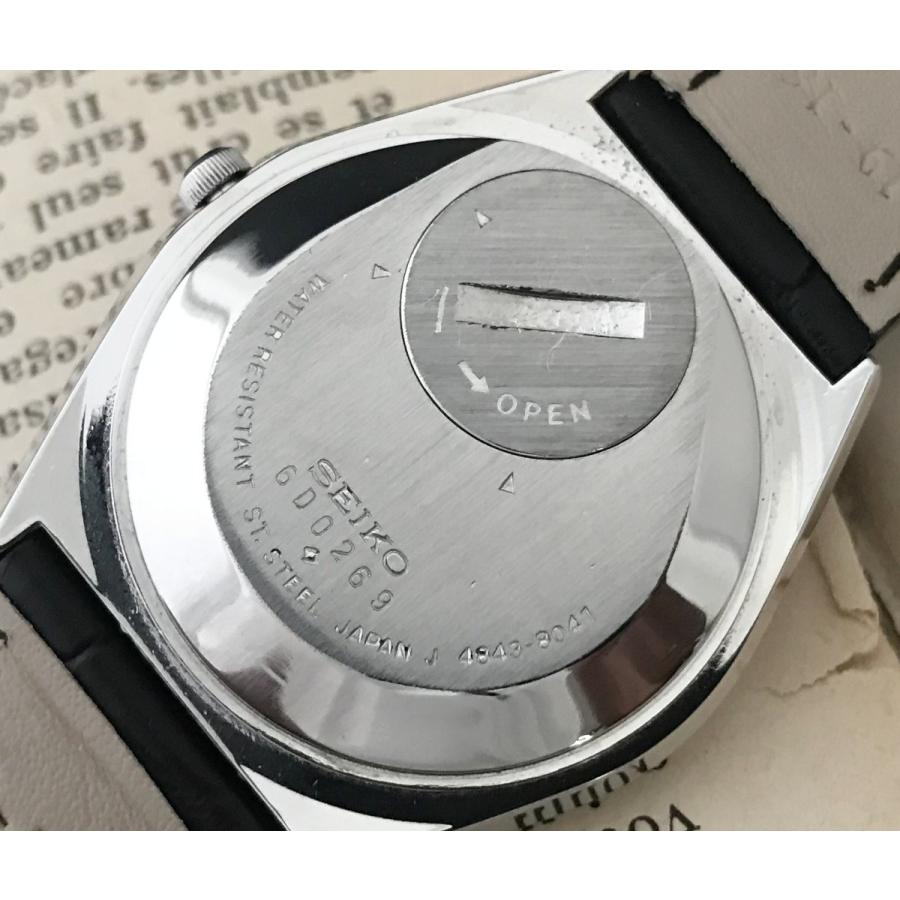 【稼働品】SEIKO グランドクォーツ シルバー 腕時計 4843-8041 セイコー グランドクオーツ CAP・GOLD Ref.4843-8041 | アン