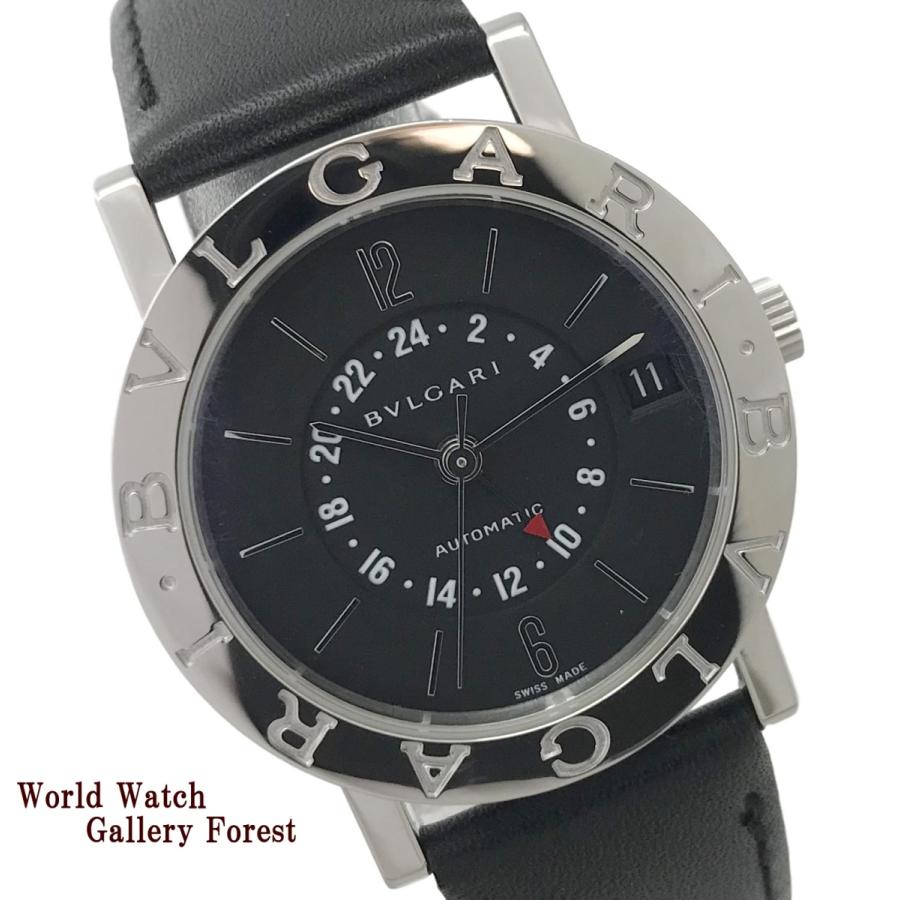 BVLGARI ブルガリ BB33SL GMT ブルガリブルガリ 黒 自動巻き 中古 