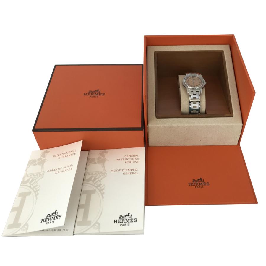 HERMES エルメス クリッパー CL4.210 中古 レディース腕時計 クオーツ  