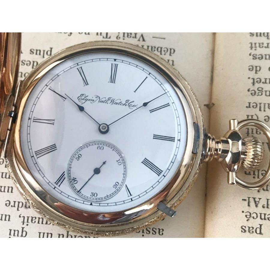 Oh済 Elgin エルジン アンティーク ハンターケース 懐中時計 アンティーク 彫刻ケース 10s O 時計専門店forest 通販 Yahoo ショッピング