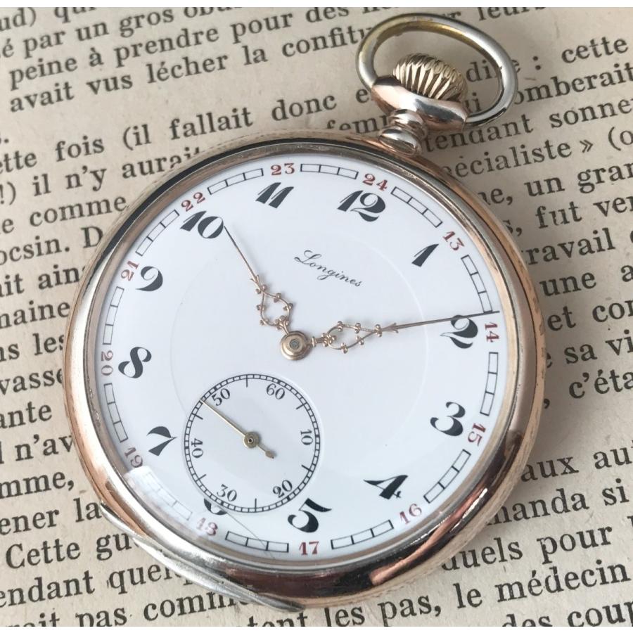 LONGINES（ロンジン） 懐中時計 銀無垢 Silver 0 800 銀無垢 オープン