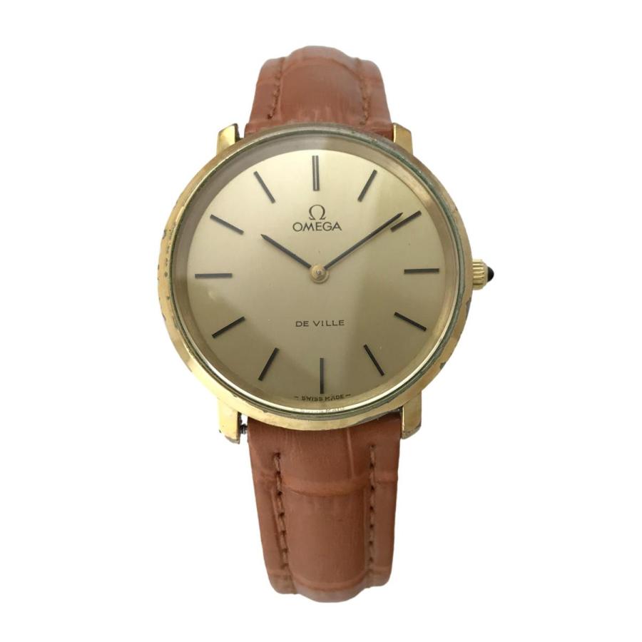 OMEGA オメガ デビル Cal.625 中古 メンズ腕時計 Ref.111.0107手巻き ヴィンテージ アンティーク ゴールド文字盤