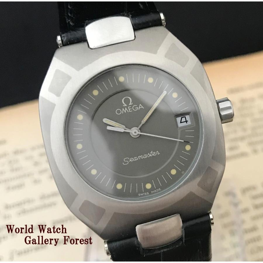 オメガ OMEGA シーマスター ポラリス パラジウム チタン メンズ クォーツ