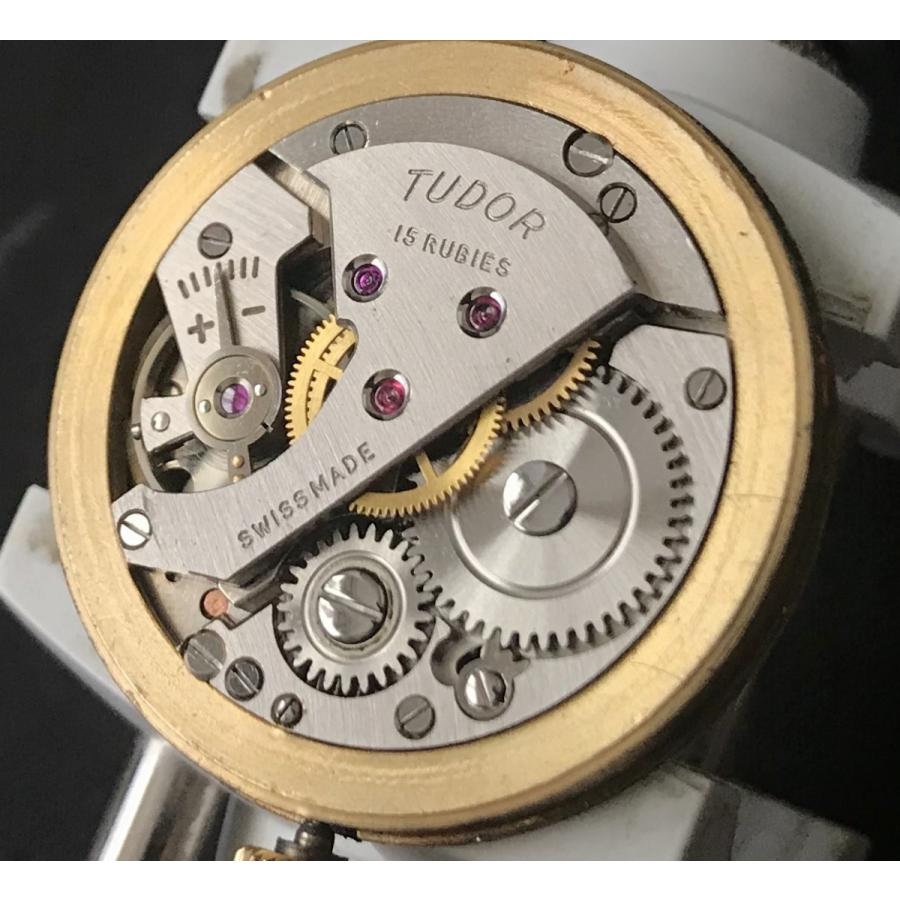 9金無垢の重み【チュードル(TUDOR) 小薔薇】アンティーク 手巻き