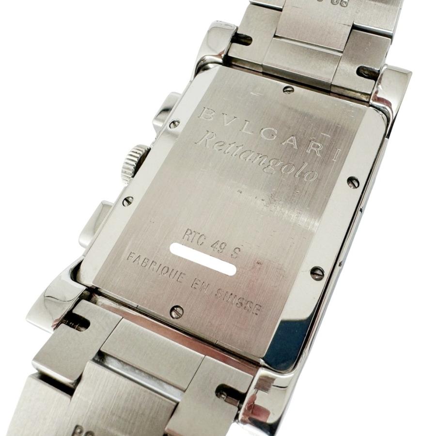 BVLGARI　レッタンロゴ　美品　メンズ腕時計　格安 最終特価品【BVLGARI/ブルガリ】 レッタンゴロ RTC49S 腕時計
