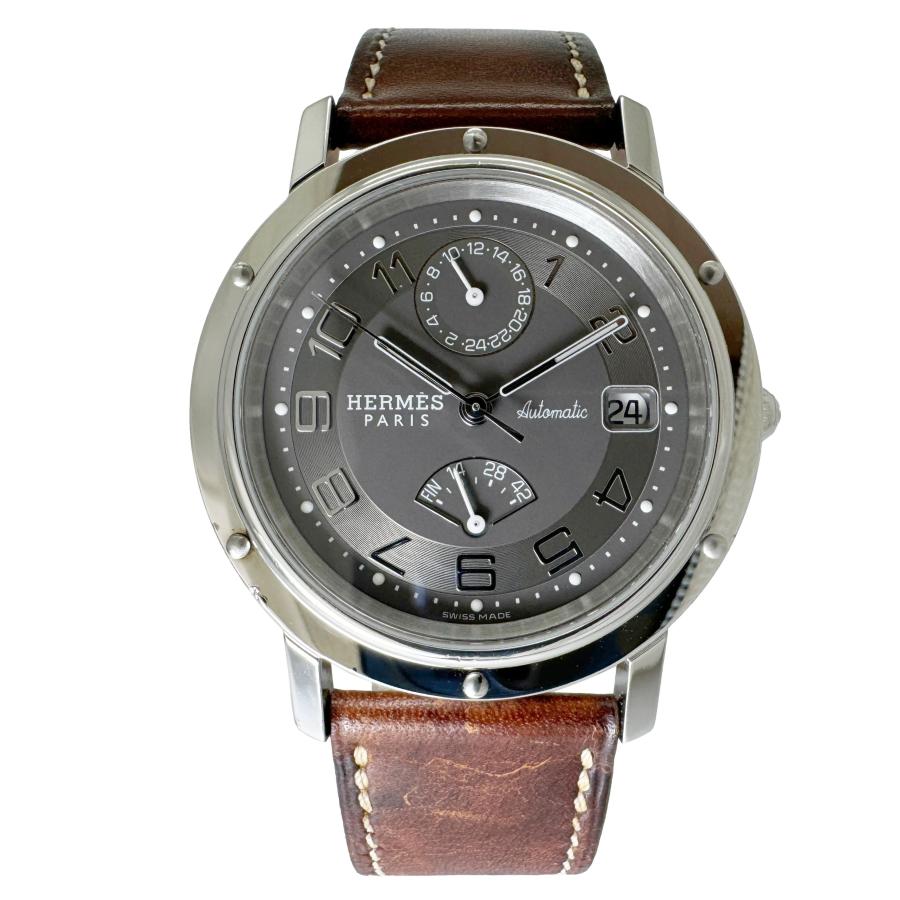 HERMES エルメス クリッパー CL2.810 GMT パワーリザーブ 中古 HERMES エルメス クリッパー CL2.810 GMT パワーリザーブ 中古