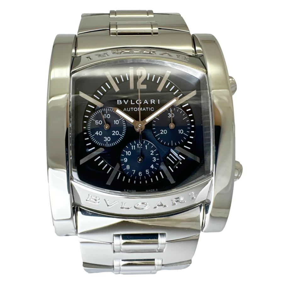 BVLGARI AA44SCH アショーマ クロノグラフ デイト 自動巻き BVLGARI ブルガリ アショーマ AA44SCH 中古 メンズ腕時計 クロノ