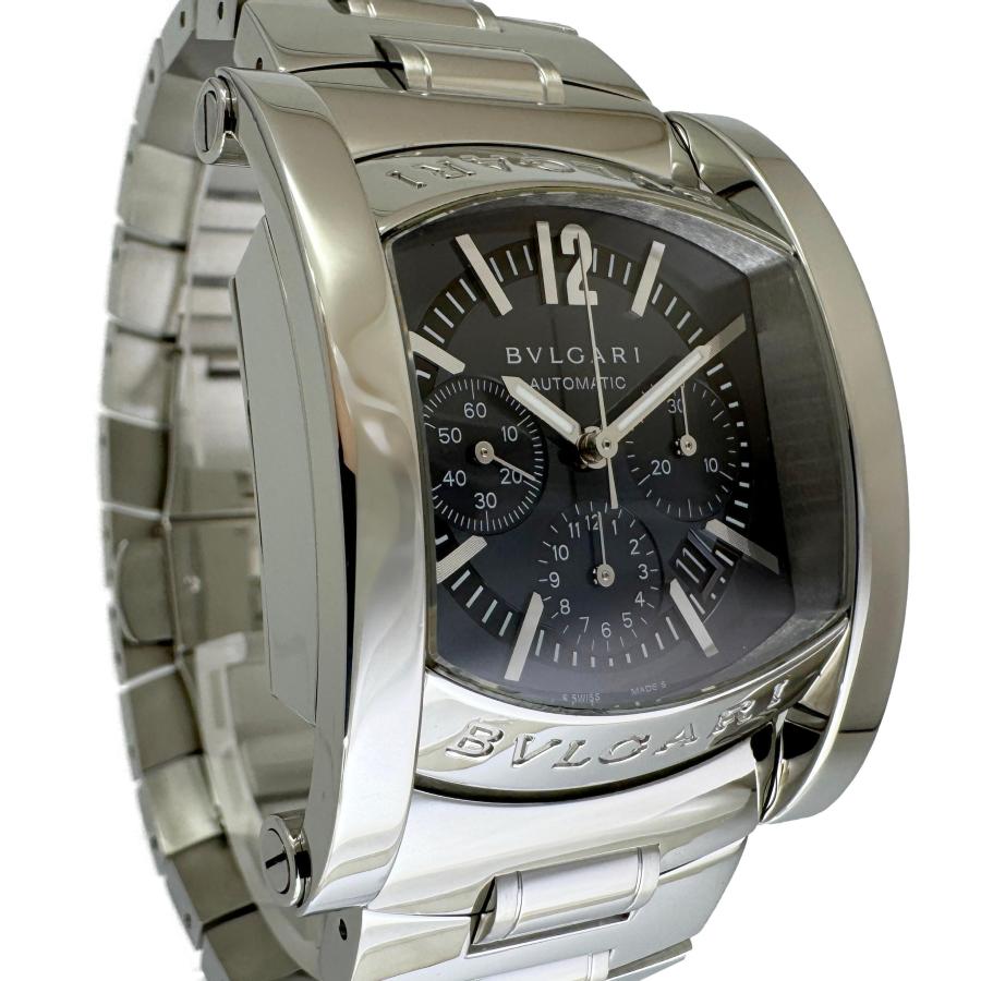 BVLGARI AA44SCH アショーマ クロノグラフ デイト 自動巻き BVLGARI ブルガリ アショーマ AA44SCH 中古 メンズ腕時計 クロノ
