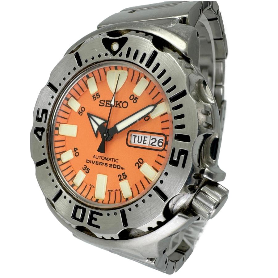 SEIKO セイコー オレンジモンスター メンズ腕時計 中古 7S26-0350 自動 