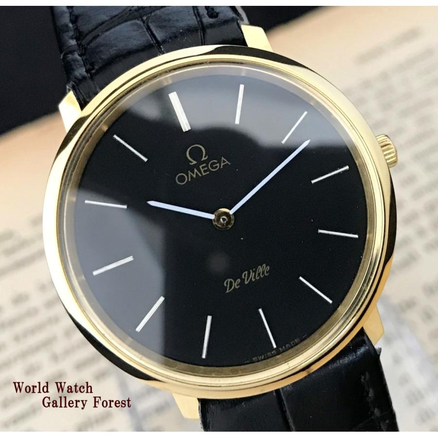 仕上げ済み Omega オメガ デビル Ref 111 0107 中古 ヴィンテージ アンティーク 手巻き 黒 メンズ腕時計 R 時計専門店forest 通販 Yahoo ショッピング