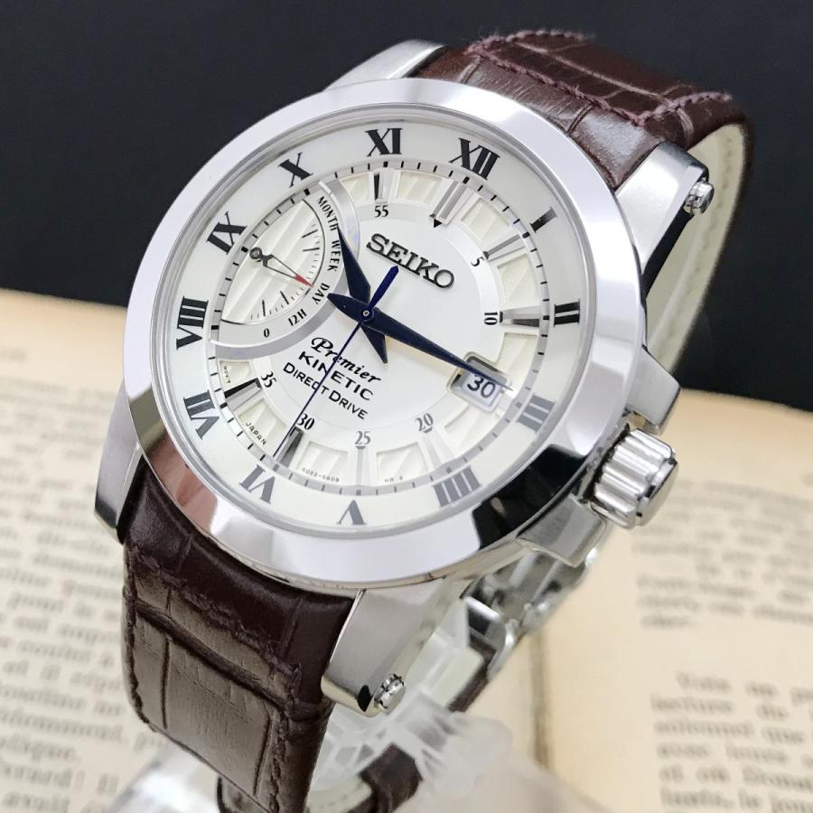 SEIKO セイコー プルミエ キネティック ダイレクトドライブ 5D22