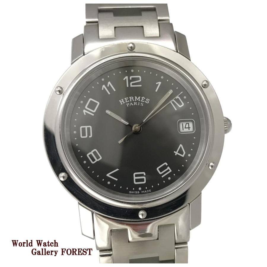 HERMES エルメス クリッパー CL6.710 中古 メンズ腕時計 クオーツ SS