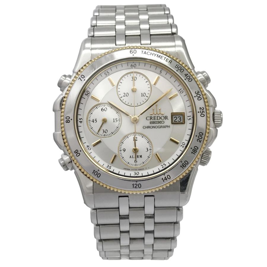 クレドール CREDOR セイコー パシフィーク K18WG CREDOR クレドール パシフィーク 8J81 6A20 K18WG SS セイコー SEIKO