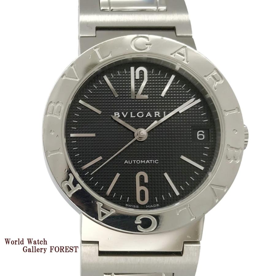 【BVLGARI】ブルガリ 機械式 自動巻き 時計 ブラック BB33SS BVLGARI（ブルガリ） BVLGARI BB33SS ブルガリブルガリ 黒 自動巻き