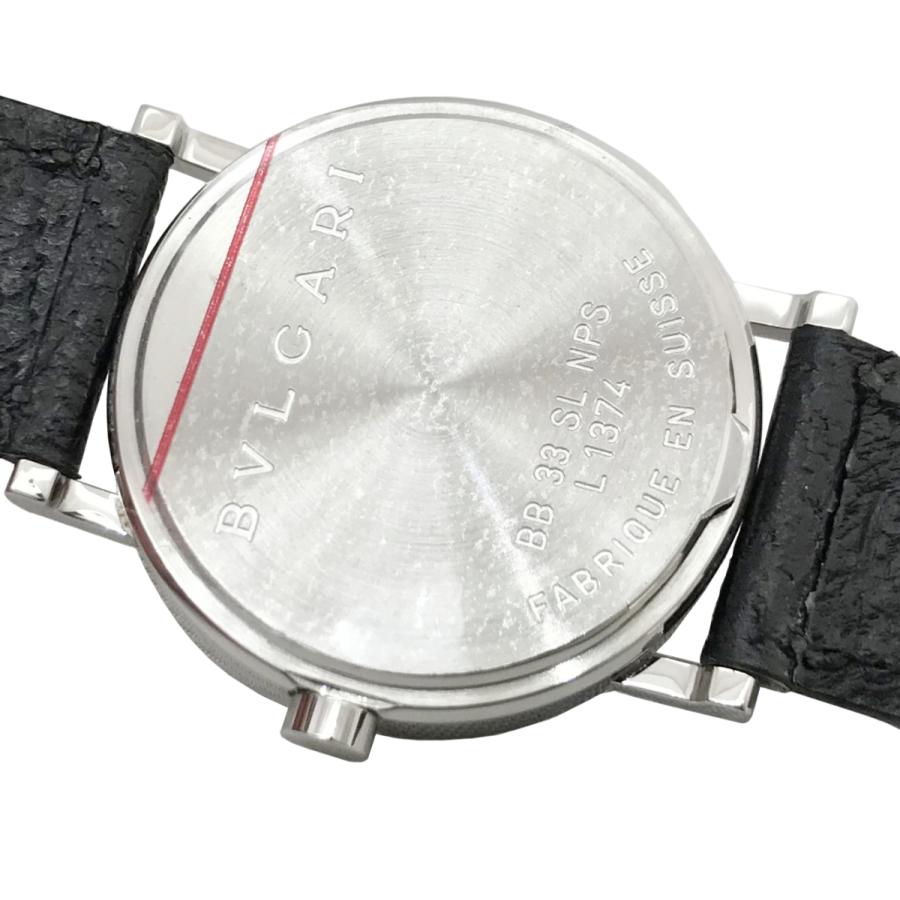 ブルガリ BVLGARI BB33SL NPS ブルガリブルガリ 黒 クオーツ 中古 