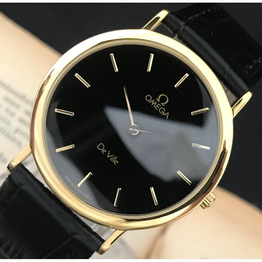 OMEGA De Ville 腕時計 1987 Omega De Ville Vintage Mens Midsize Dress Watch with