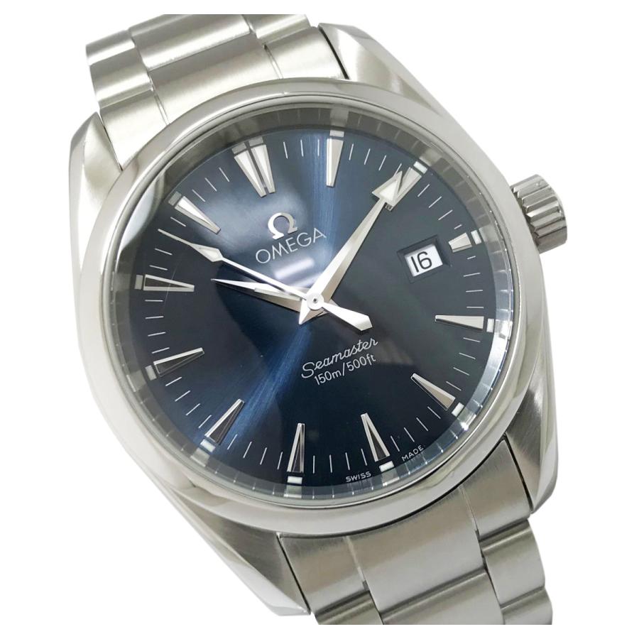 Omega オメガ シーマスター アクアテラ 中古 メンズ腕時計 2518 80 クオーツ ネイビー文字盤 外装仕上げ済み ランク W 時計専門店forest 通販 Yahoo ショッピング