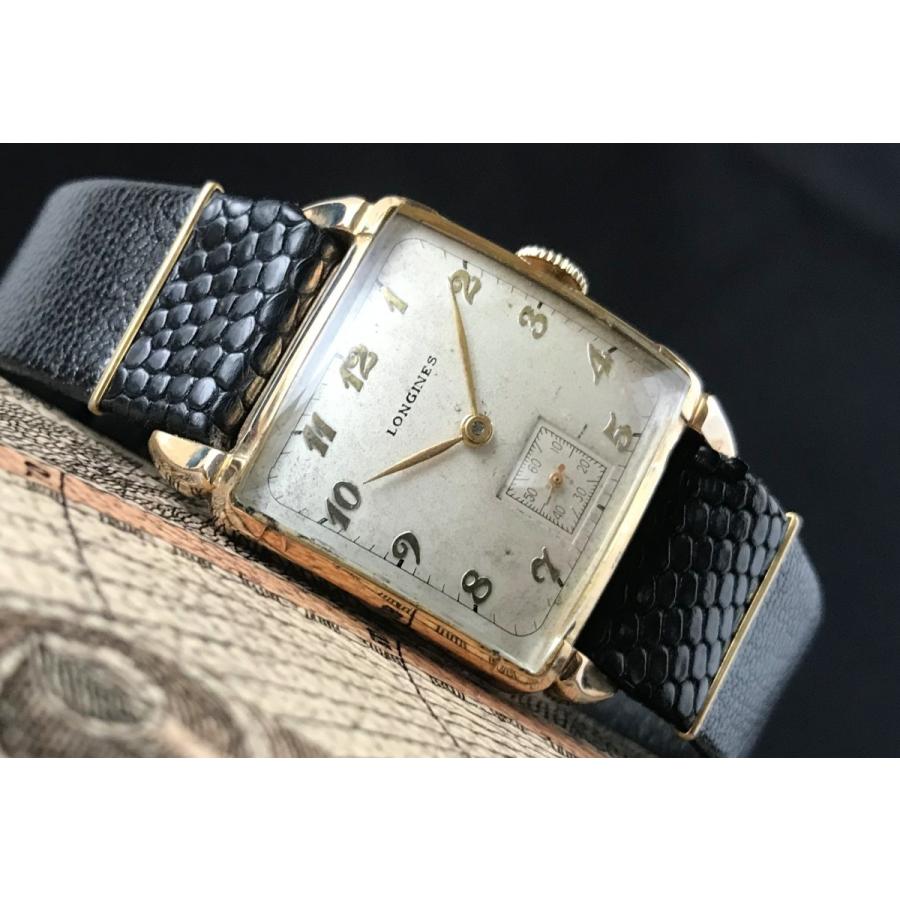 14金無垢の重み ロンジン Longines メンズ腕時計 アンティーク 中古  