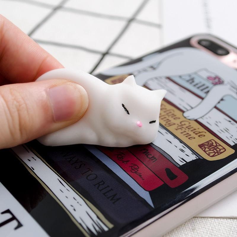 半額 iphone8 ケース 可愛い キャラクター 癒し ストレス解消 3D 立体