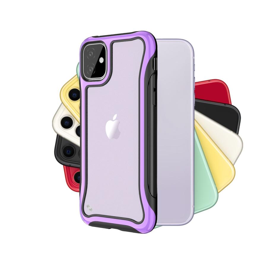 iPhone11 ケース おしゃれ 耐衝撃 sライン iphone11Pro 半透明