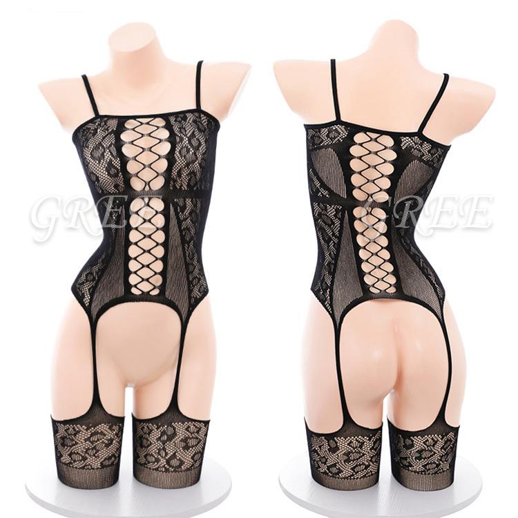ボディストッキング セクシーランジェリー かわいい 透ける 過激 黒 赤 紫 フリーサイズ 人気 セクシー レディース ランジェリー エロい 下着 大きいサイズ | ブランド登録なし | 14
