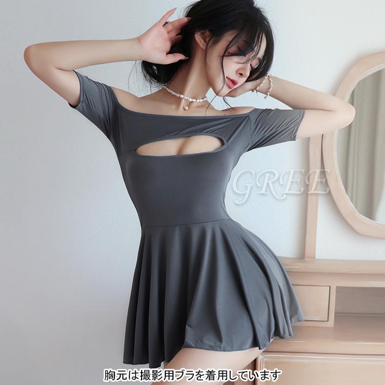 高伸縮 ベビードール セクシーランジェリー ワンピース 部屋着 レディース かわいい 可愛い ショーツセット エロい 過激 下着 ビスチェ 伸縮性ランジェリー | ブランド登録なし | 18