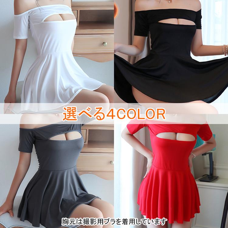 高伸縮 ベビードール セクシーランジェリー ワンピース 部屋着 レディース かわいい 可愛い ショーツセット エロい 過激 下着 ビスチェ 伸縮性ランジェリー | ブランド登録なし | 05