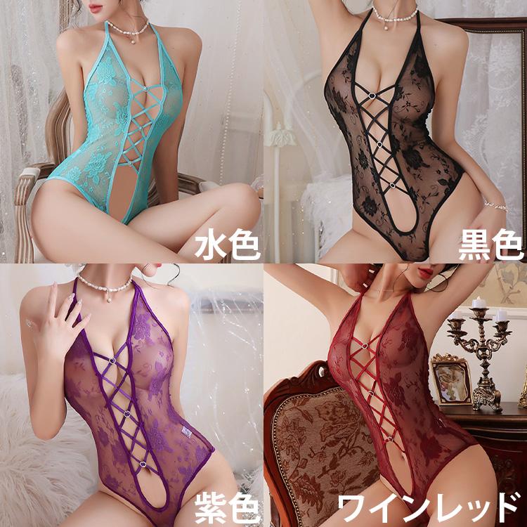 セクシーランジェリー レディース 勝負下着 透け感 レース レオタード 下着 過激 セクシー かわいい 男ウケ おすすめ せくシーランジェリー レース ポイント消化 | ブランド登録なし | 05