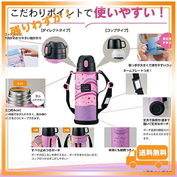 象印マホービン(ZOJIRUSHI) お出掛け クール・スポーツボトル スターミント 1030ml 18/8 ステンレススティール SP-JB10-GZ｜glegle-drive｜07