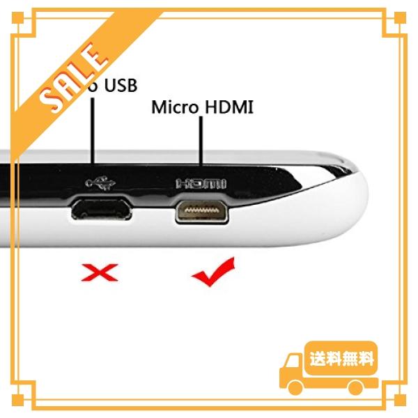 CY 30cm HDMI 1.4 Type D Micro HDMI オス - Micro HDMIメス HDMI延長ケーブル｜glegle-drive｜06