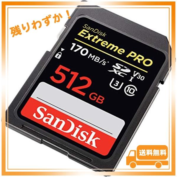 SanDisk サンディスク Extreme Pro SDXC 512GB カード UHS-I 超高速U3 V30 Class10 4K対応［並行輸入品］｜glegle-drive｜03