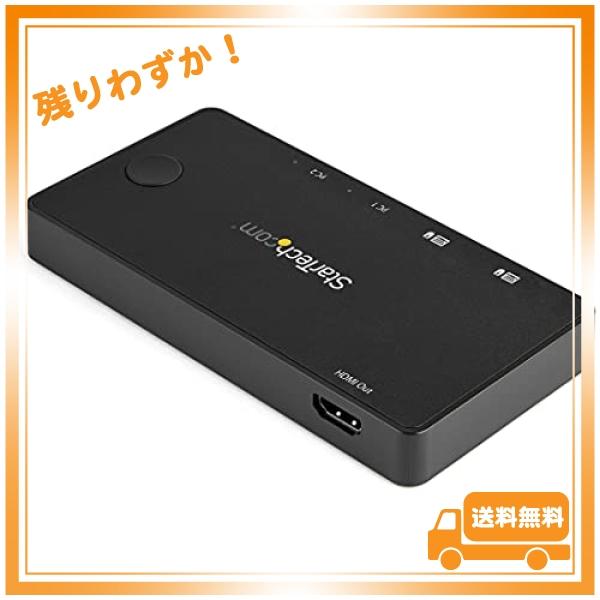 StarTech.com KVMスイッチ/USB-C接続/2ポート/1画面/HDMI 2.0/4K60Hz/DP Alt｜glegle-drive｜04