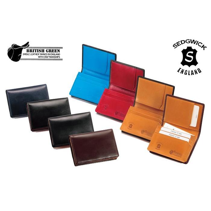 BRITISH GREEN（ブリティッシュグリーン） メンズ 名刺入れ ダブル