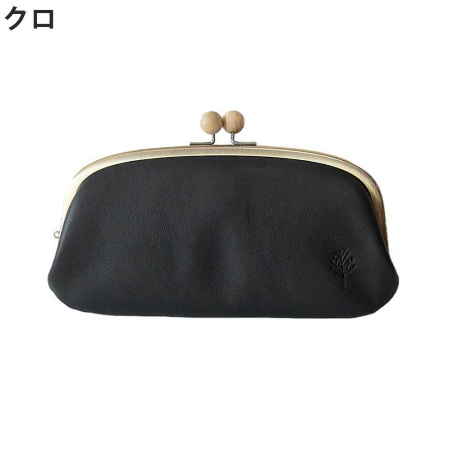 Kanmi. カンミ ドロップツリー木玉 ロングがま口ウォレット WL22-24