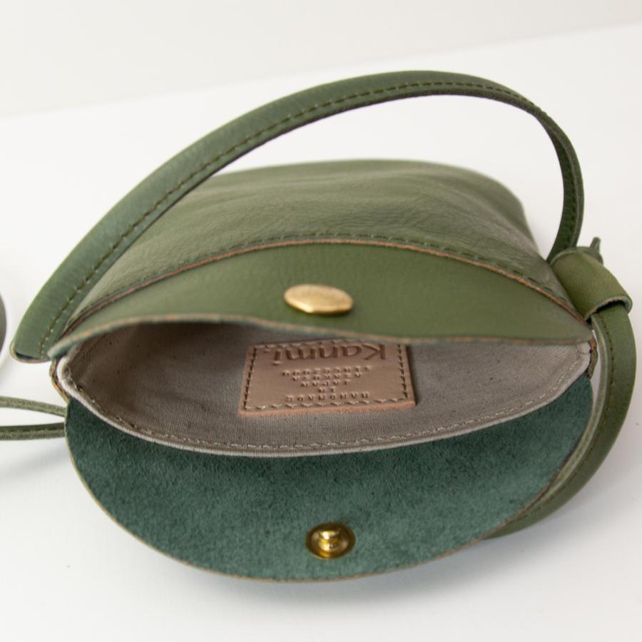 Kanmi. カンミ ドロップツリー サコッシュ S）B22-65 : GLENCHECK