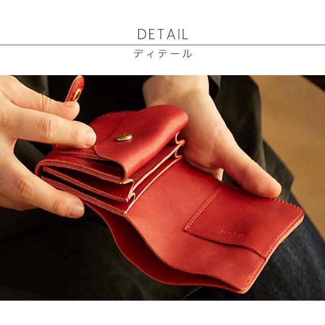 日本製 Kanmi. カンミ ドロップツリー ショートウォレット WL22-23