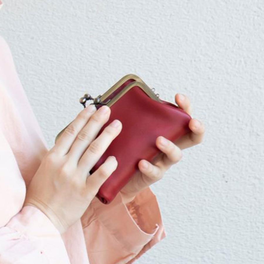 激安通販専門店 Kanmi. カンミ ワラビー がま口ショートウォレットWL22