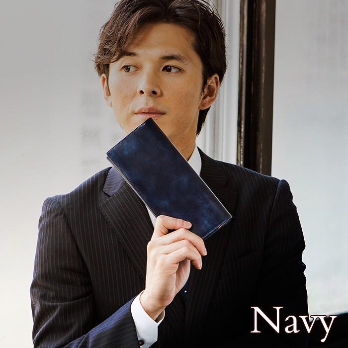 SNOBBIST（スノビスト） 長財布 メンズ ミュージアムカーフ ウォレット