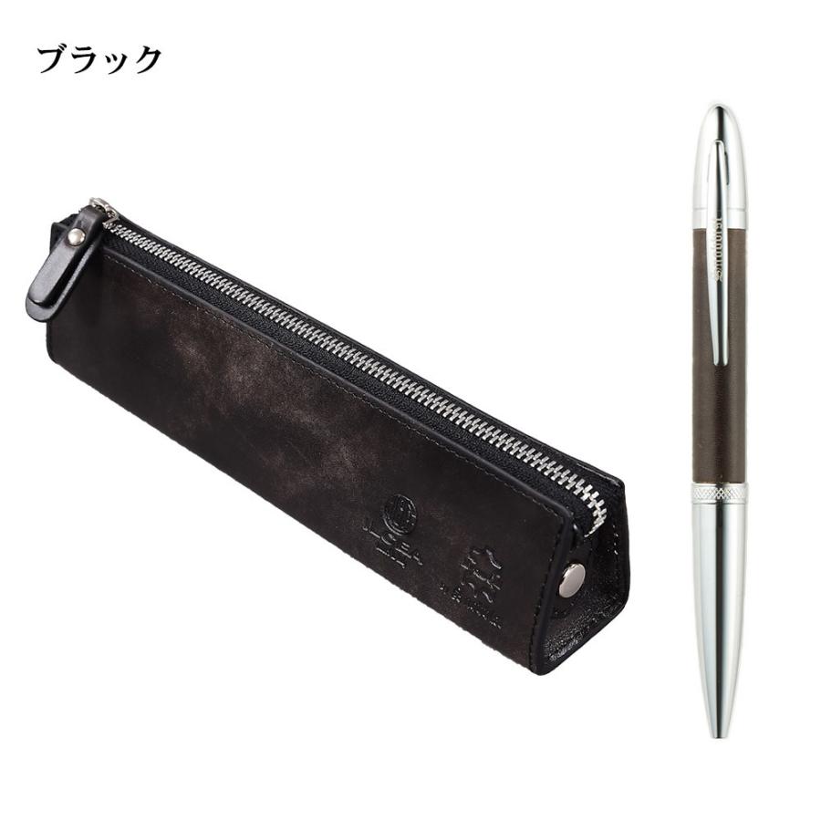 SNOBBIST（スノビスト） ミュージアムカーフ 牛革 レザー ボールペン