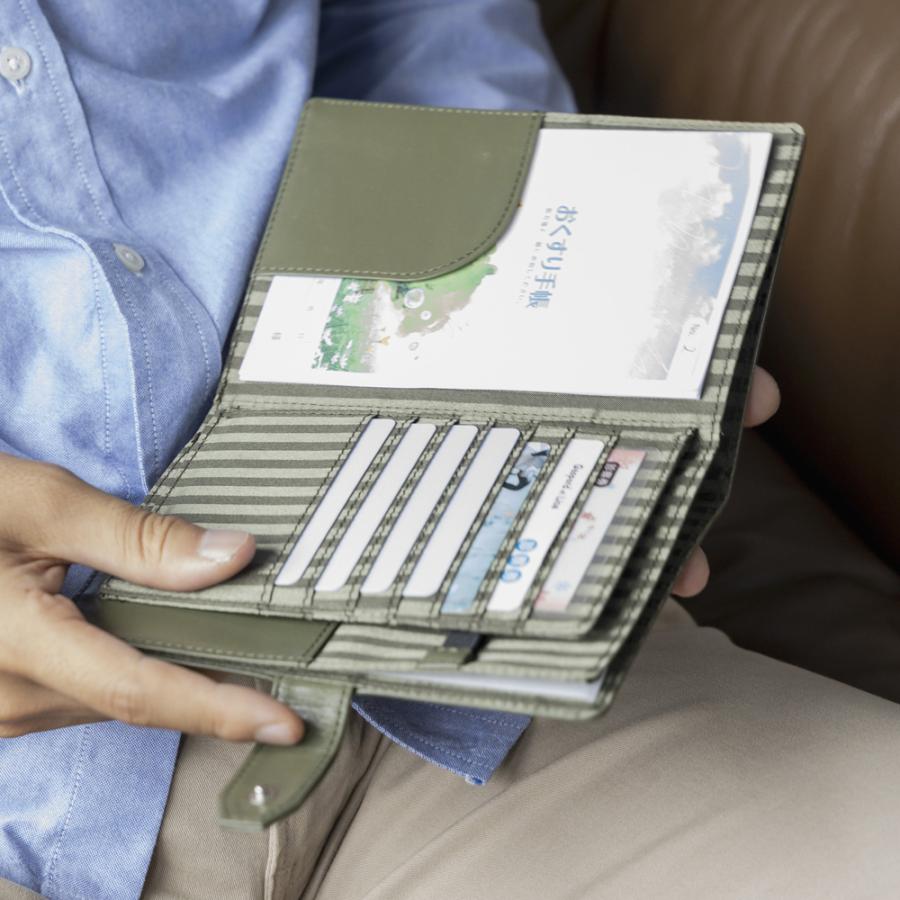 SNOBBIST（スノビスト） お薬手帳ケース 財布 ケース メンズ 一目瞭然