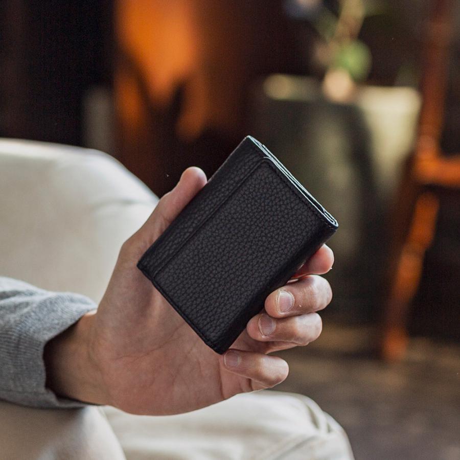 GIUDI（ジウディ） 財布 三つ折り イタリア製 ソフトエンボスレザー