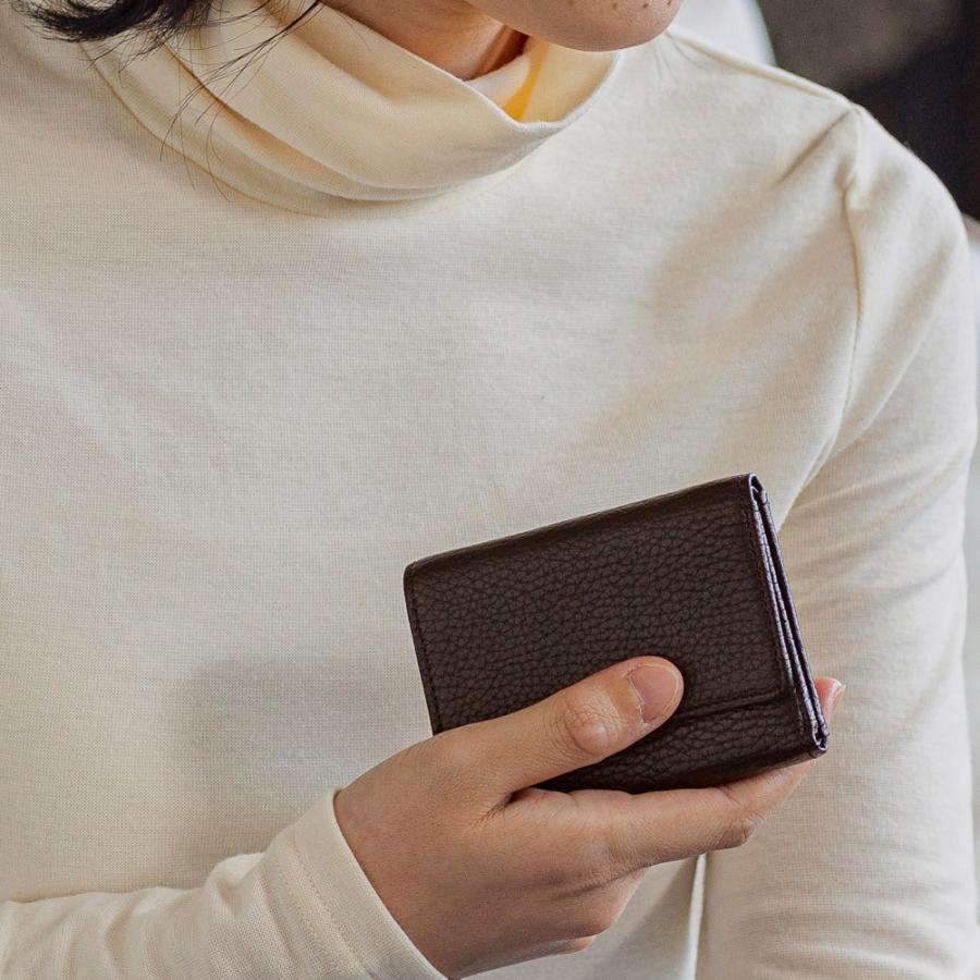 GIUDI（ジウディ） 財布 三つ折り イタリア製 ソフトエンボスレザー