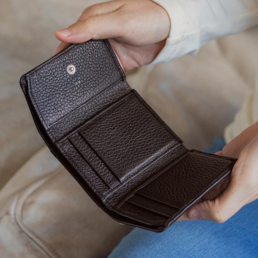 GIUDI（ジウディ） 財布 三つ折り イタリア製 ソフトエンボスレザー