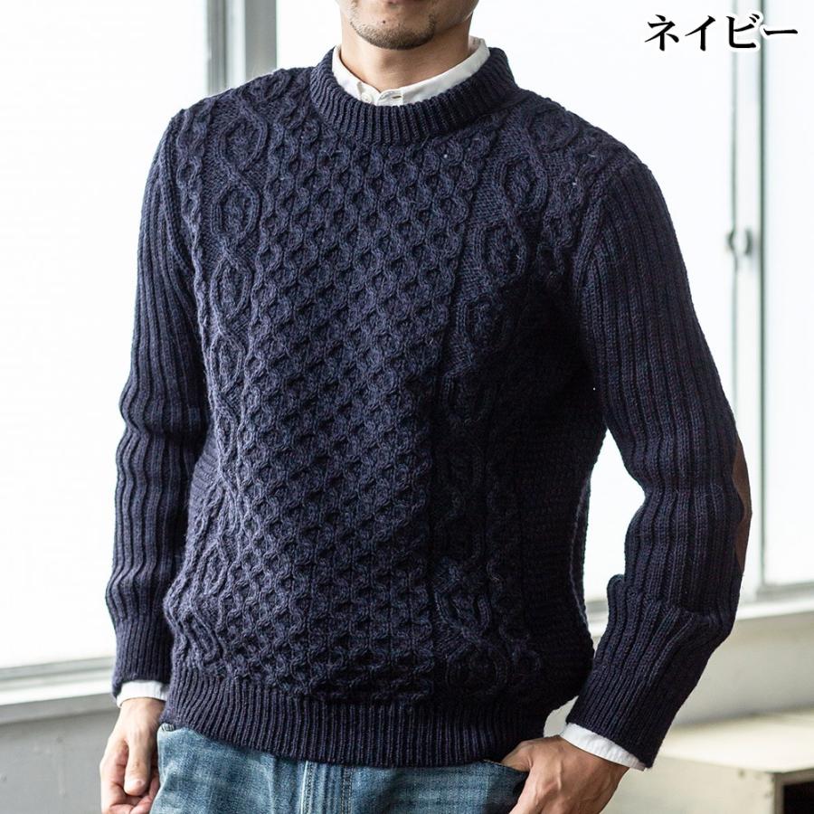 英国製 フィッシャーマンズ セーター クルーネック ニット セーター Jm Cooper ジェイエムクーパー 保証対象 Glencheck 通販 Paypayモール